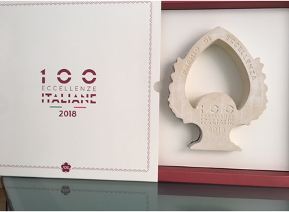 ERG tra le 100 eccellenze italiane premiate a Montecitorio