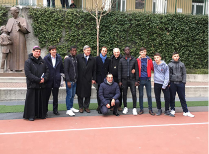 Inaugurato il nuovo campo polifunzionale dell'Opera Don Bosco a Genova.