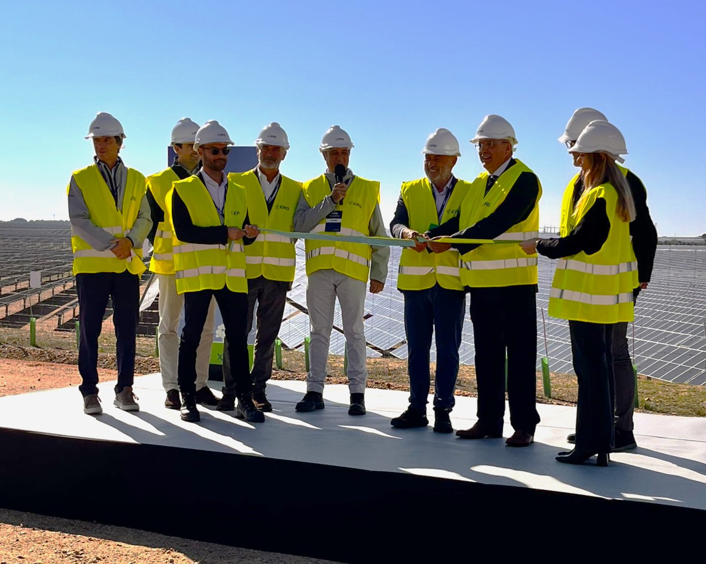 ERG Garnacha Solar power plant inaugurated in Castilla y León