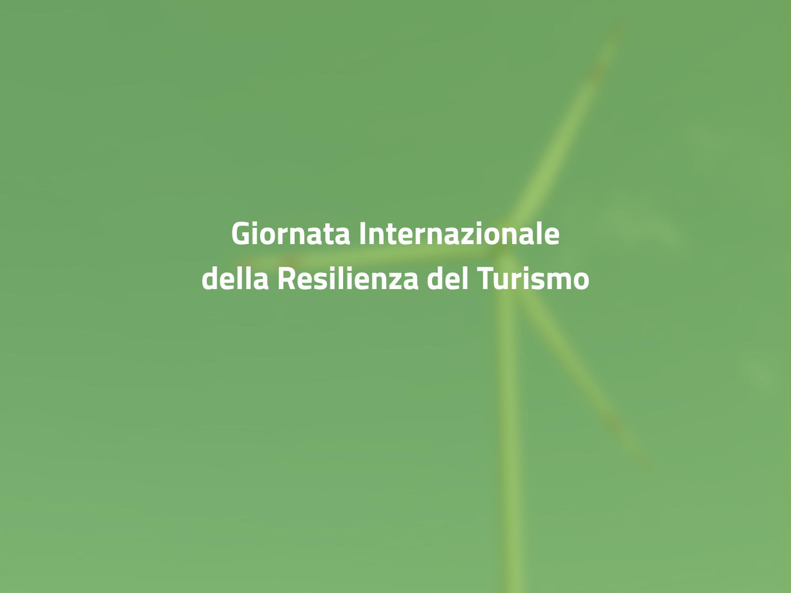Turismo e transizione energetica: ERG celebra la Giornata Internazionale della Resilienza del Turismo